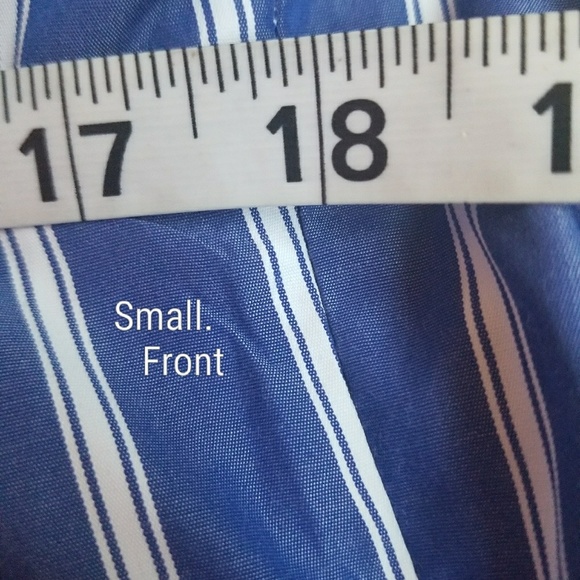 DYGARNI BLUE STRIPED TUBE TOP - Picture 4 of 8